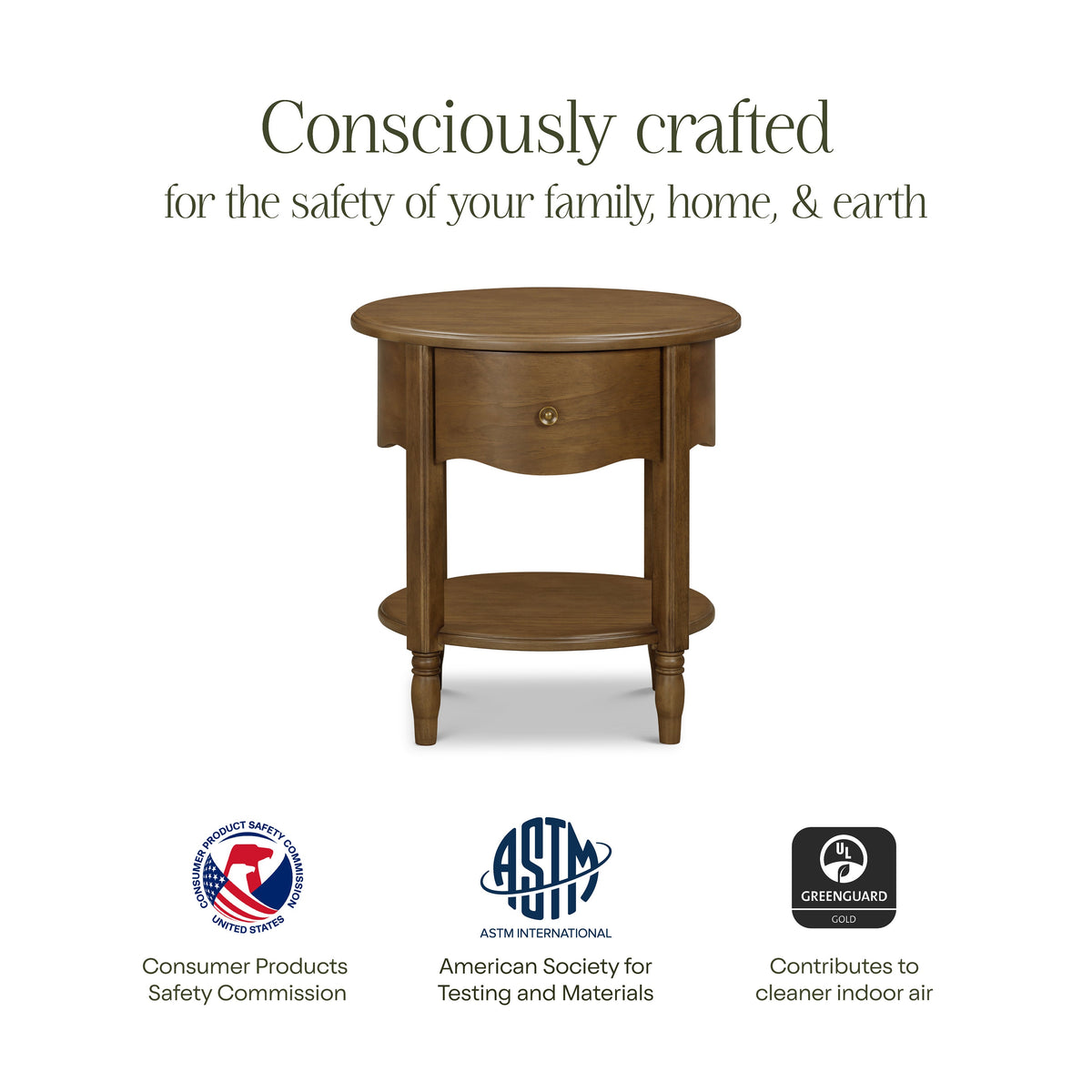 Liberty Assembled Nightstand