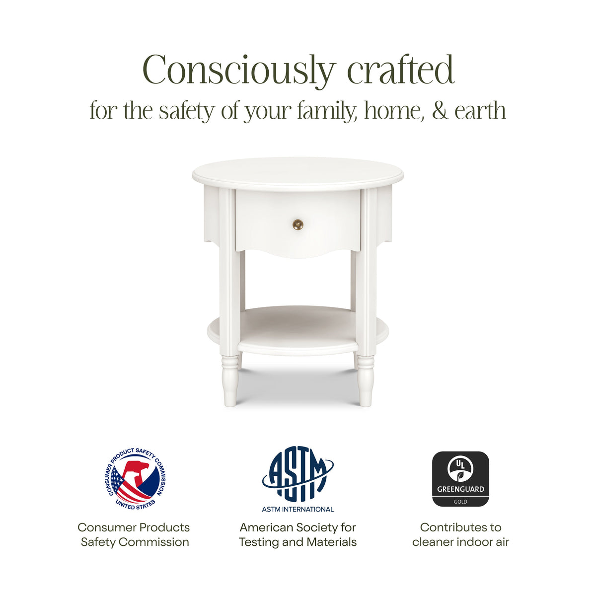 Liberty Assembled Nightstand