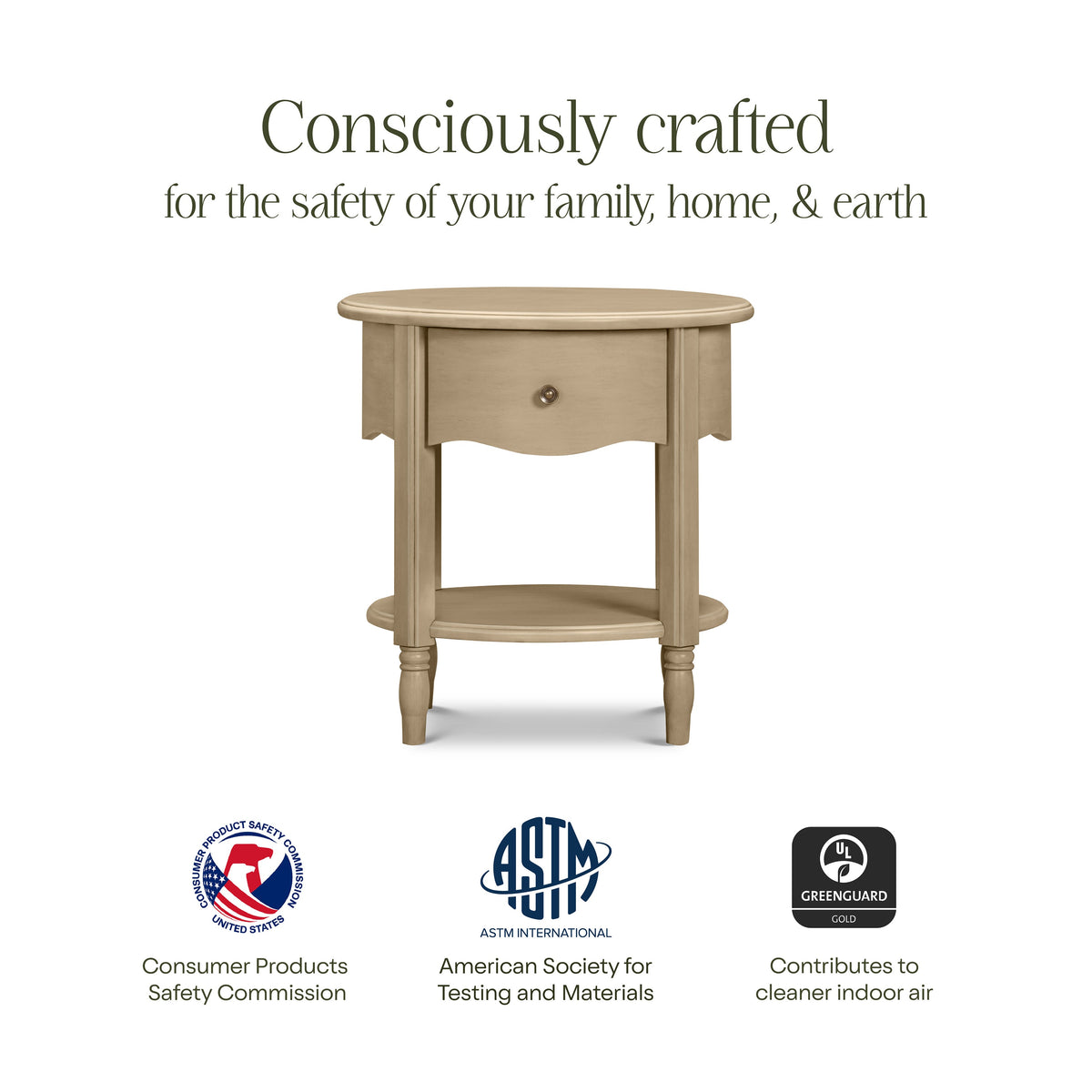 Liberty Assembled Nightstand