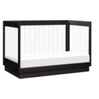 Harlow Acrylic 3-in-1 Convertible Crib with Toddler Bed Conversion Kit