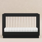 Harlow Acrylic 3-in-1 Convertible Crib with Toddler Bed Conversion Kit