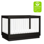 Harlow Acrylic 3-in-1 Convertible Crib with Toddler Bed Conversion Kit