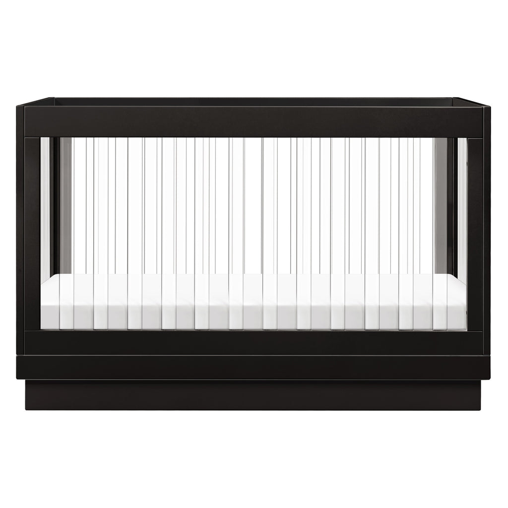 Harlow Acrylic 3-in-1 Convertible Crib with Toddler Bed Conversion Kit