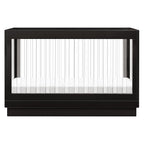 Harlow Acrylic 3-in-1 Convertible Crib with Toddler Bed Conversion Kit