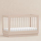 Harlow Acrylic 3-in-1 Convertible Crib with Toddler Bed Conversion Kit