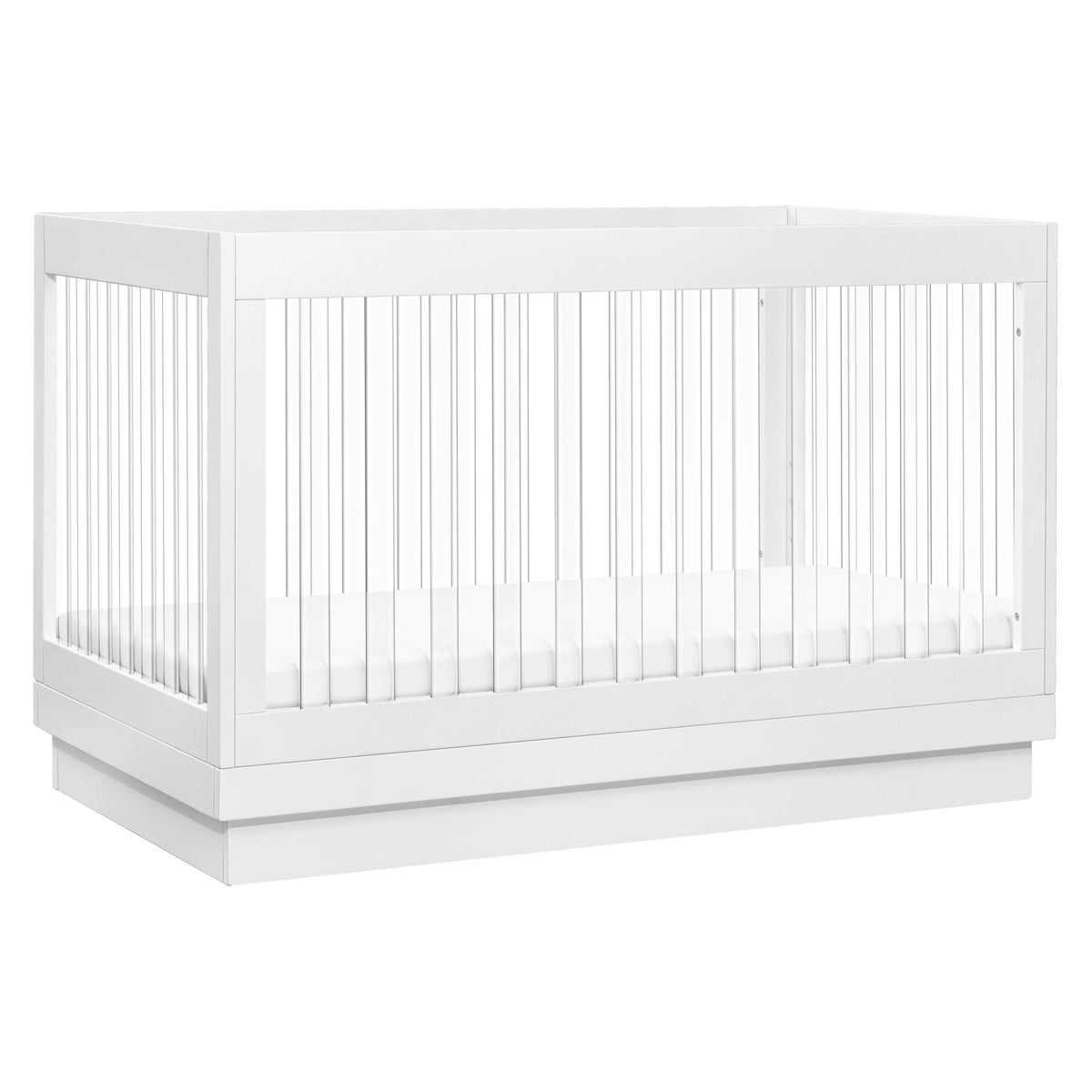 Cuna convertible 3 en 1 Harlow Acrylic con kit de conversión para cama infantil