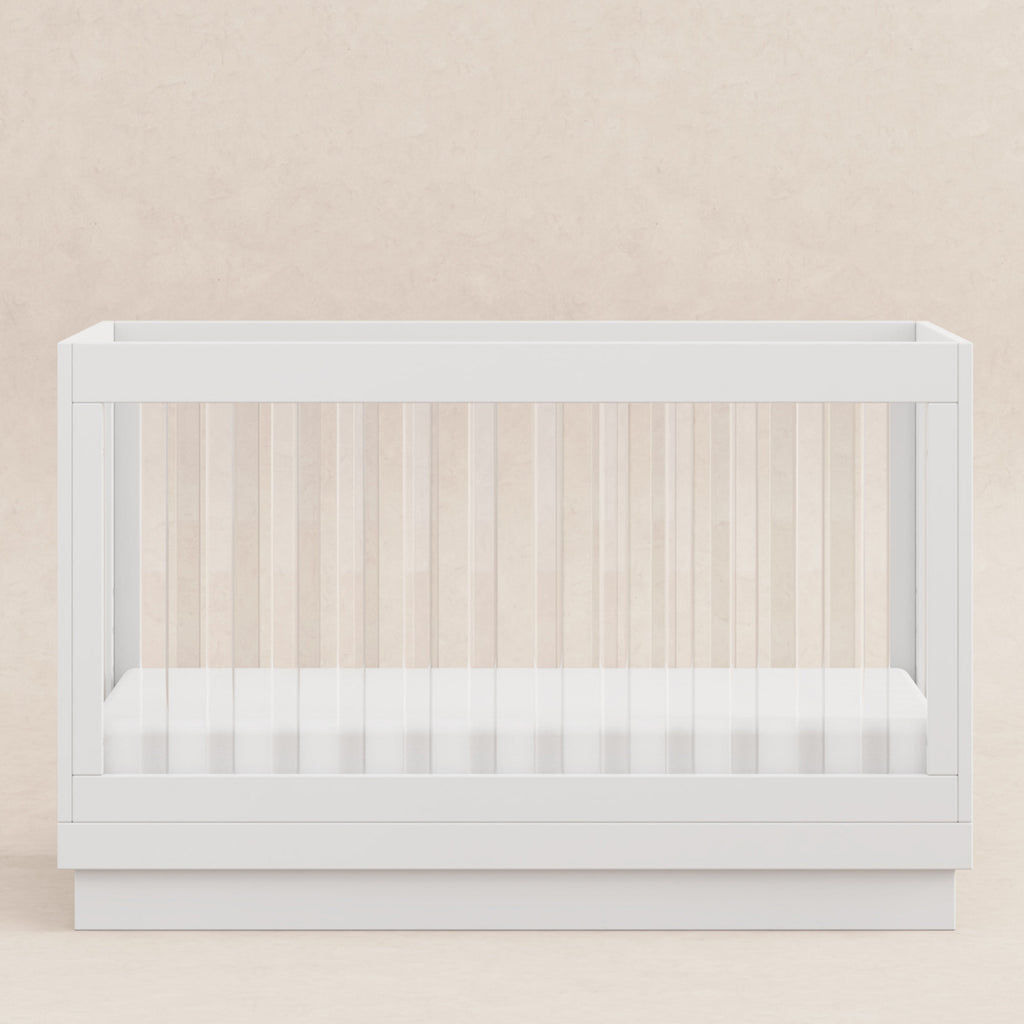 Cuna convertible 3 en 1 Harlow Acrylic con kit de conversión para cama infantil