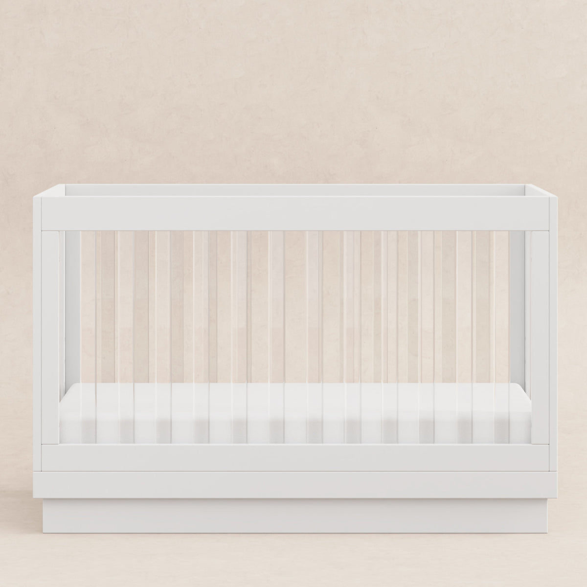 Cuna convertible 3 en 1 Harlow Acrylic con kit de conversión para cama infantil