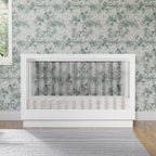 Cuna convertible 3 en 1 Harlow Acrylic con kit de conversión para cama infantil