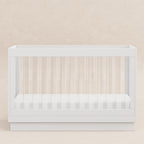Harlow Acrylic 3-in-1 Convertible Crib with Toddler Bed Conversion Kit