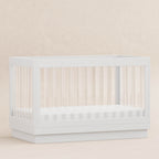 Harlow Acrylic 3-in-1 Convertible Crib with Toddler Bed Conversion Kit
