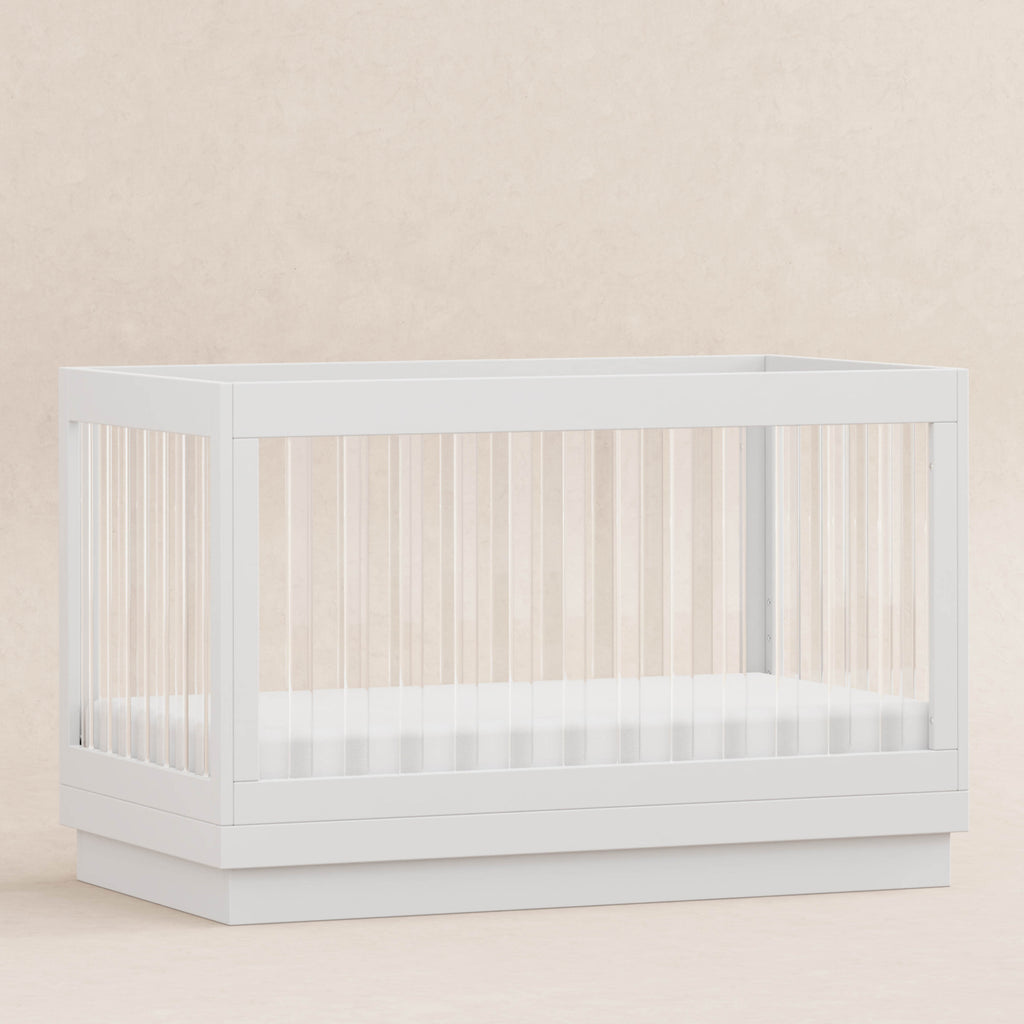 Cuna convertible 3 en 1 Harlow Acrylic con kit de conversión para cama infantil