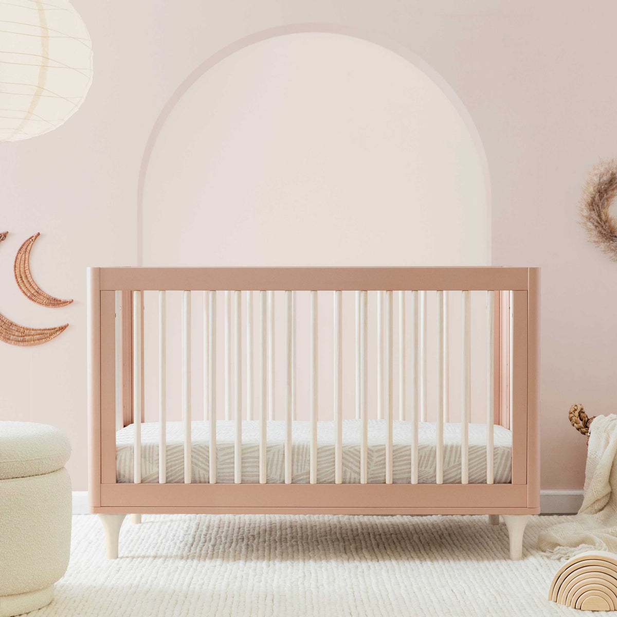 Lolly 3-in-1 Convertible Crib with Toddler Bed Conversion Kit