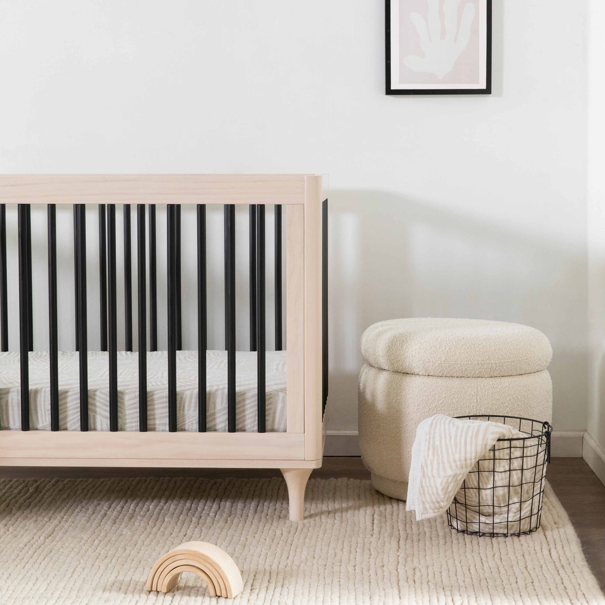 Lolly 3-in-1 Convertible Crib with Toddler Bed Conversion Kit