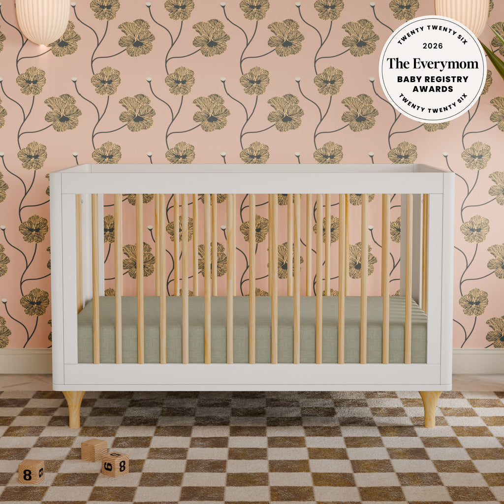 Lolly 3-in-1 Convertible Crib with Toddler Bed Conversion Kit