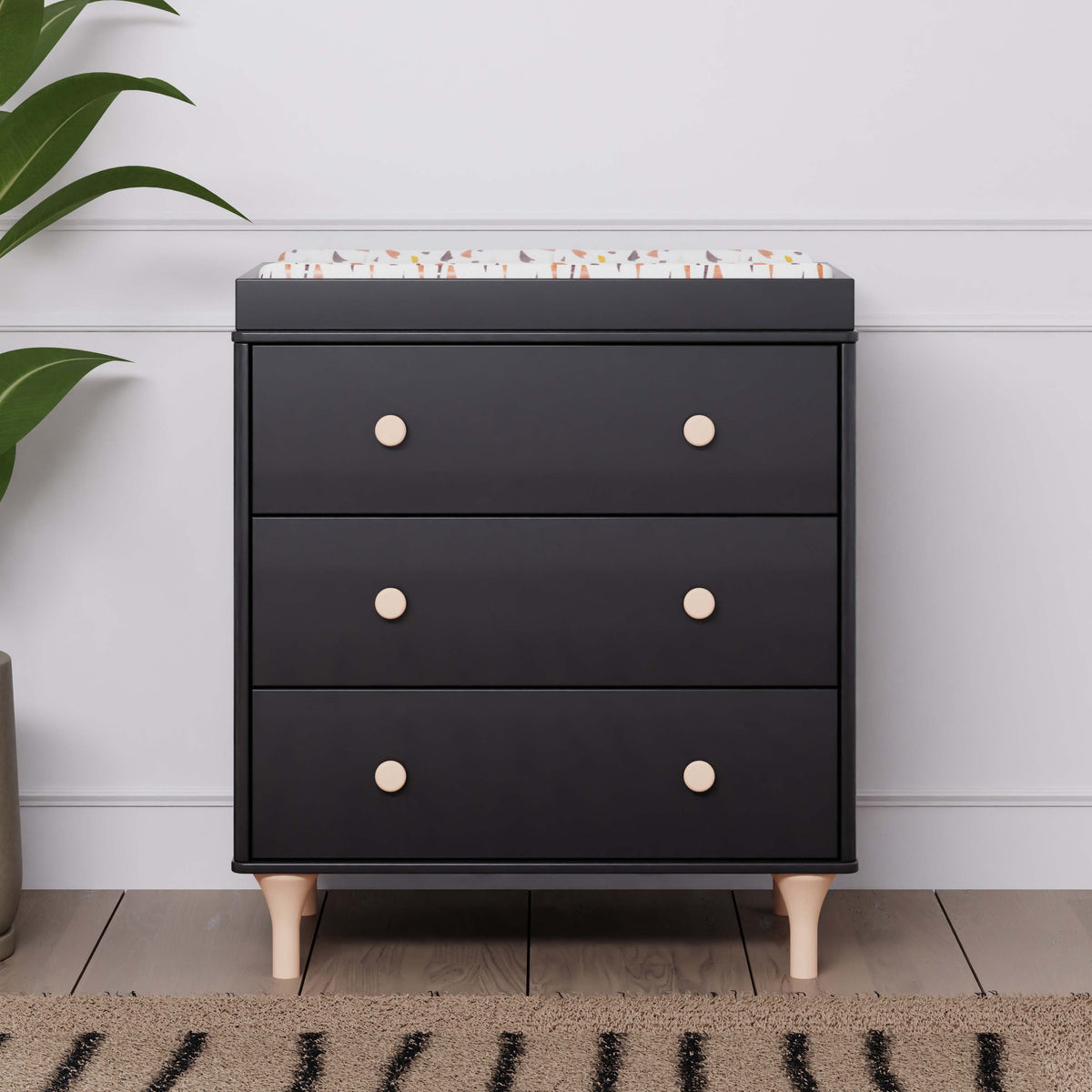 Lolly 3-Drawer Compact Changer Dresser with Removable Changing Tray (34")