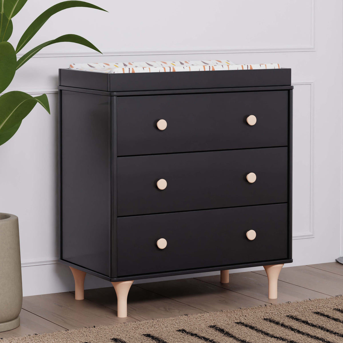 Lolly 3-Drawer Compact Changer Dresser with Removable Changing Tray (34")