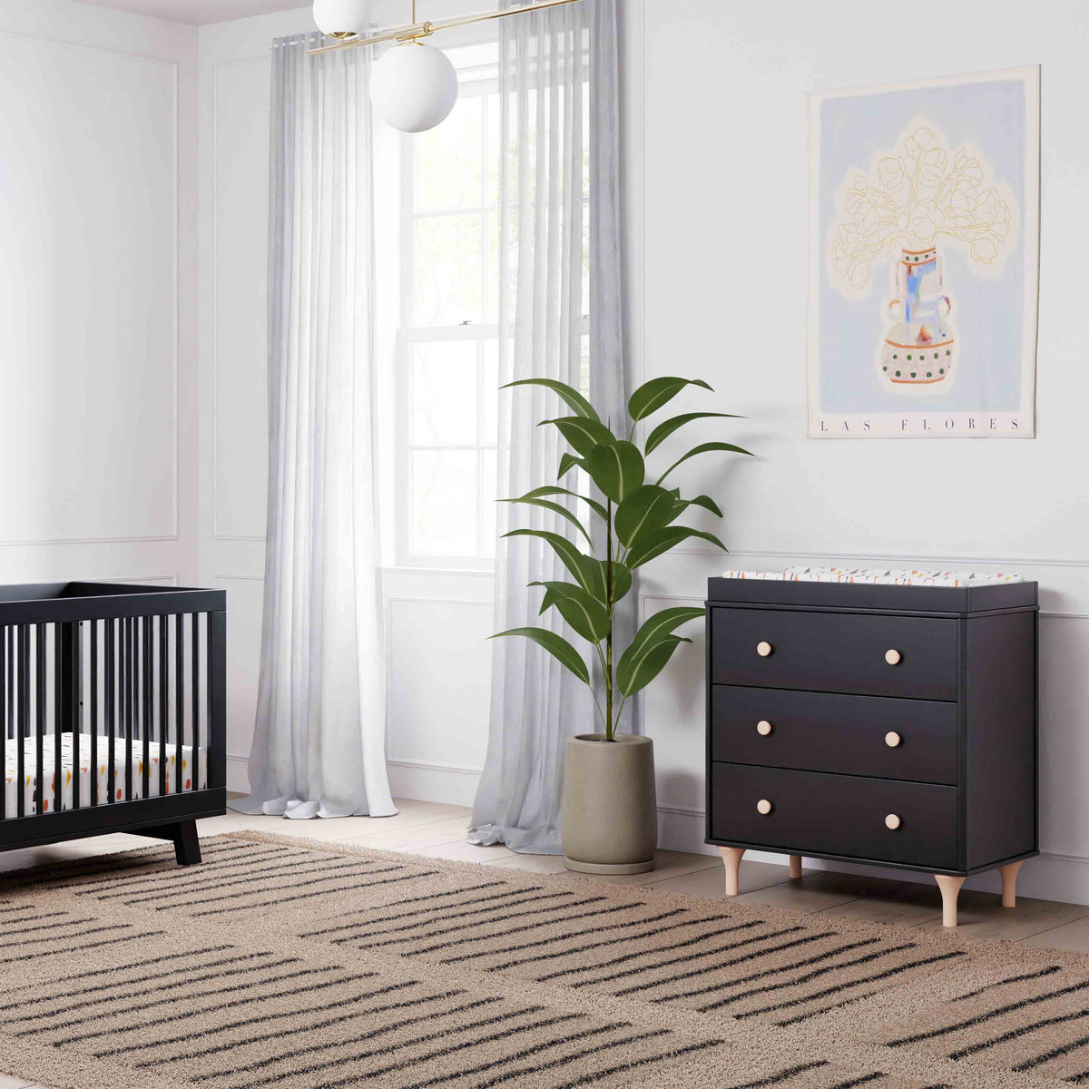 Lolly 3-Drawer Compact Changer Dresser with Removable Changing Tray (34")