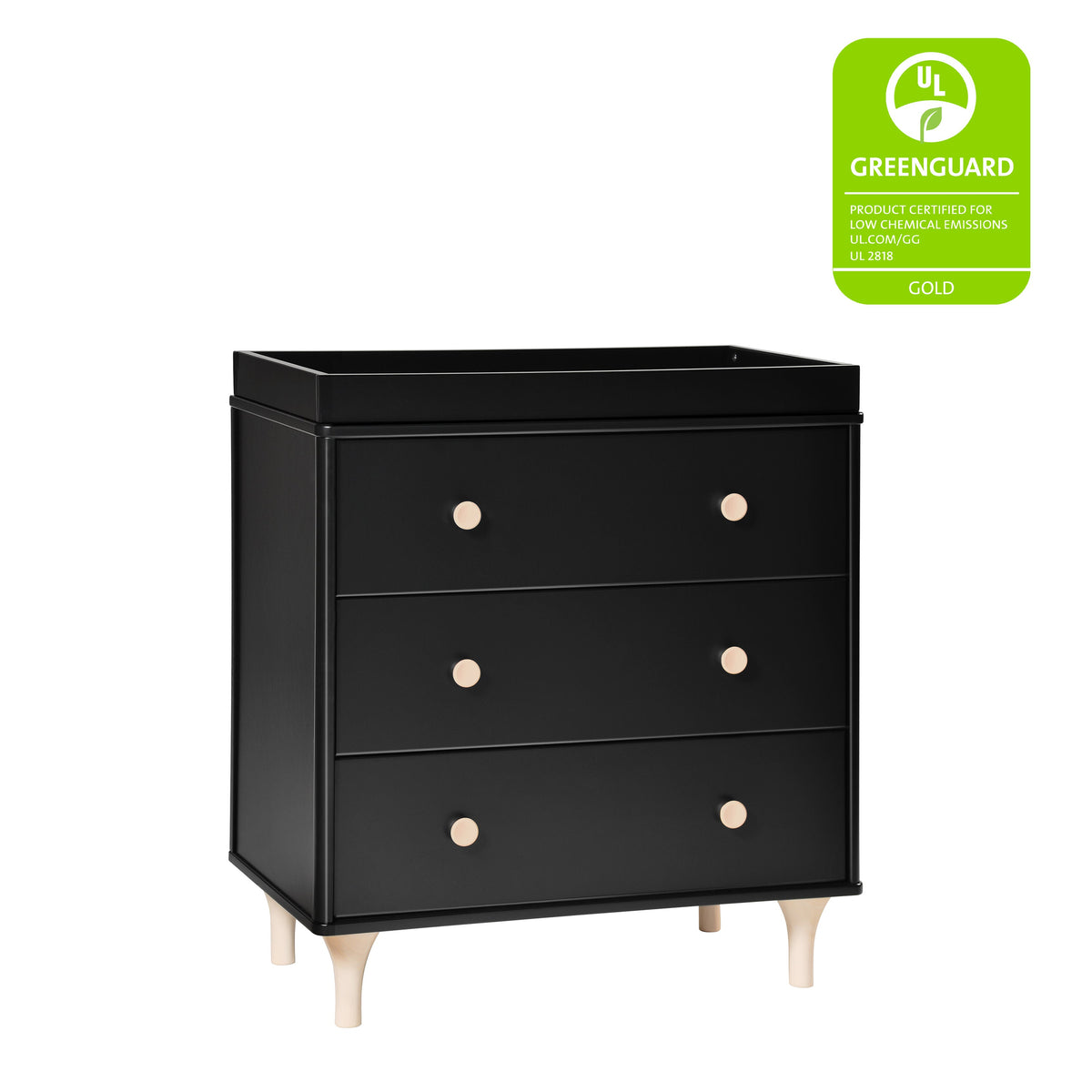 Lolly 3-Drawer Compact Changer Dresser with Removable Changing Tray (34")
