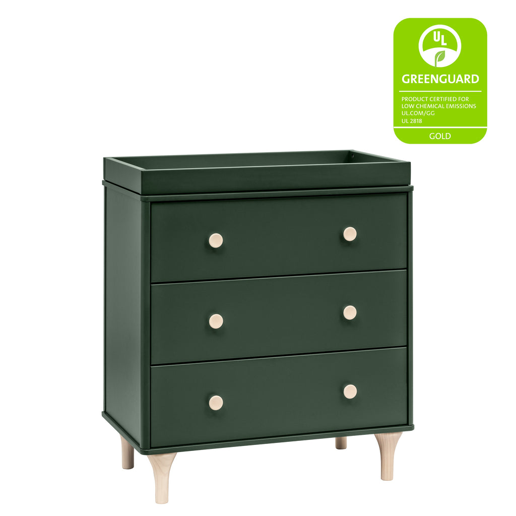 Lolly 3-Drawer Compact Changer Dresser with Removable Changing Tray (34")