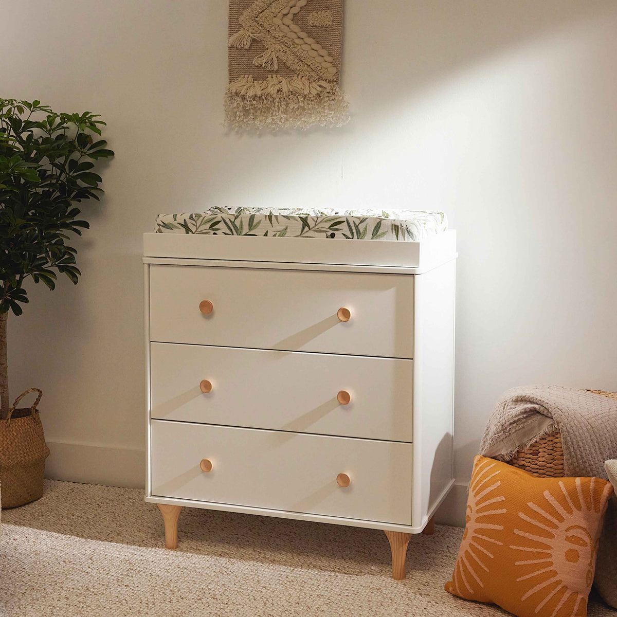 Lolly 3-Drawer Compact Changer Dresser with Removable Changing Tray (34")