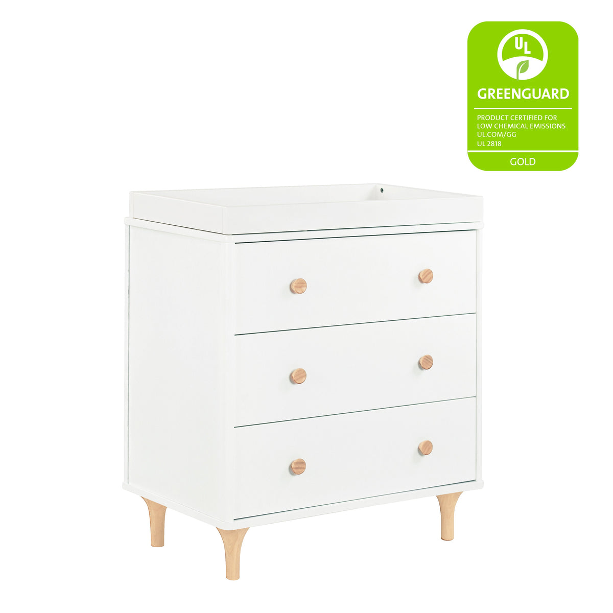 Lolly 3-Drawer Compact Changer Dresser with Removable Changing Tray (34")