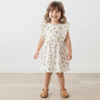 Organic Flutter Dress - Meadow