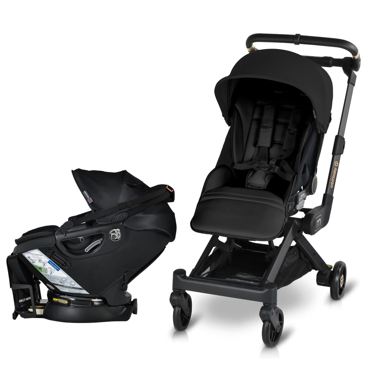 M+ Stroll & Ride Compact Travel System
