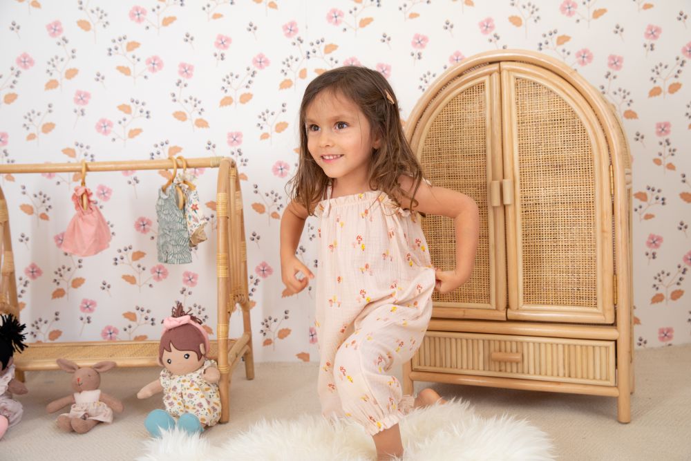 Muslin Tie Shoulder Jumpsuit