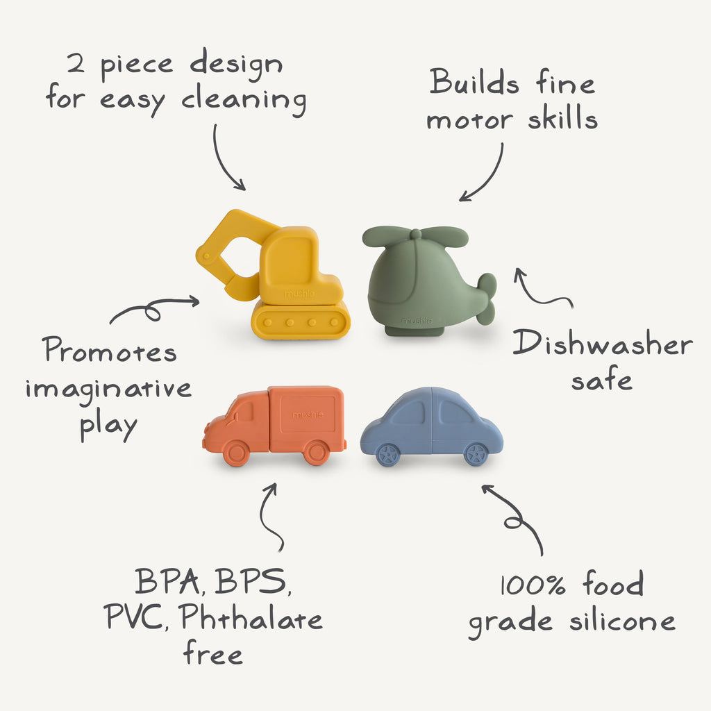 Mold Free Bath Play Set - Mushie