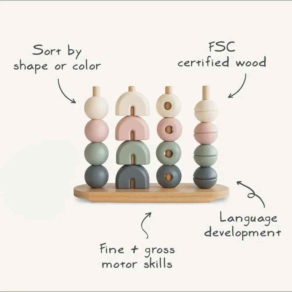 Wooden Multi Shape Stacker