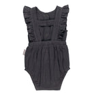 Chia Seed | Organic Muslin Ruffle Bodysuit