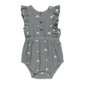 Moonstone Dolphin | Organic Muslin Ruffle Bodysuit