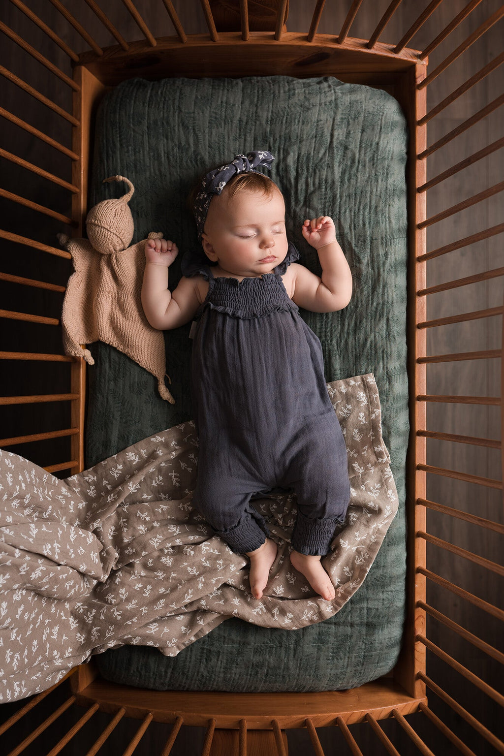Chia Seed | Organic Muslin Sleeveless Romper