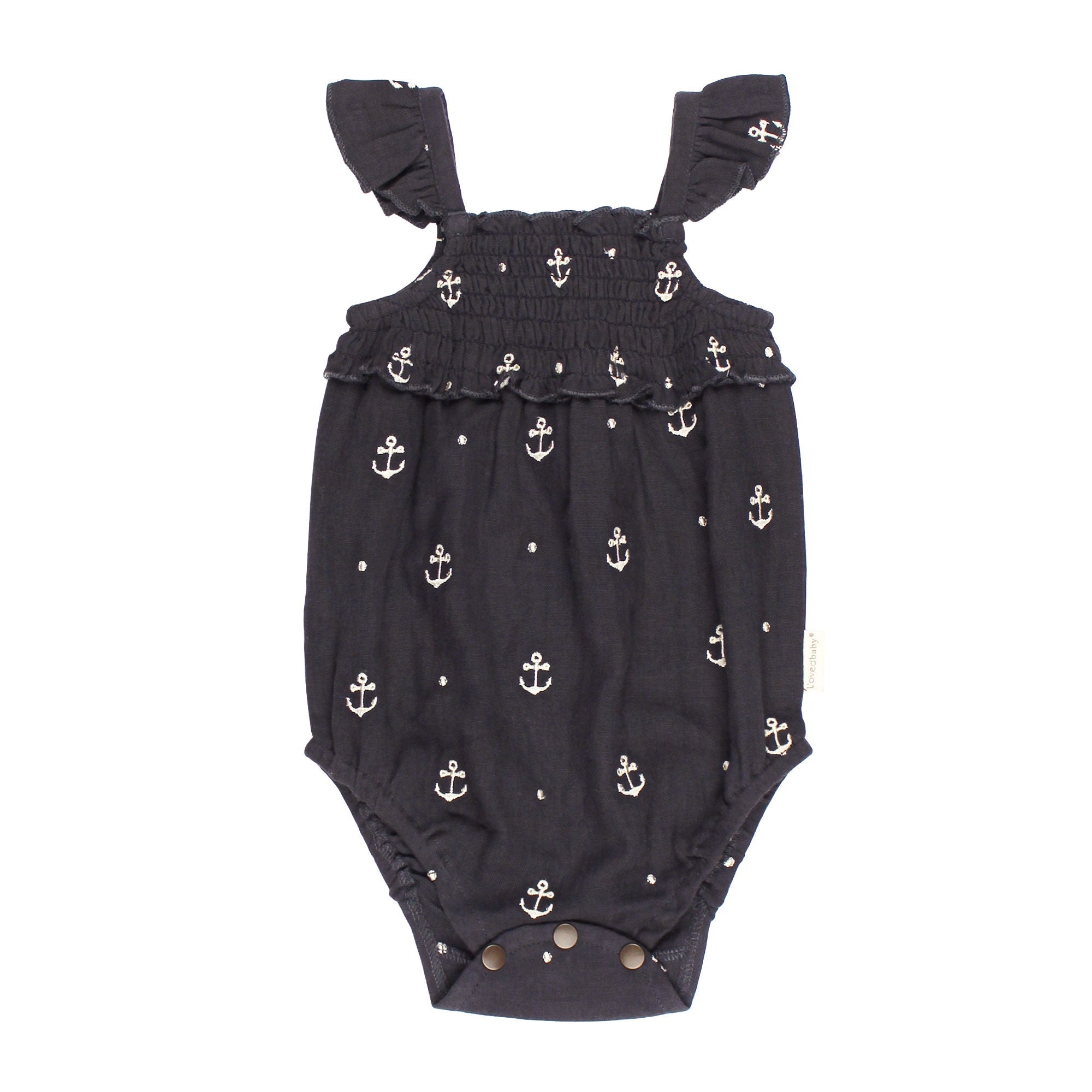 Chia Anchor | Organic Muslin Sleeveless Bodysuit