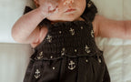 Chia Anchor | Organic Muslin Sleeveless Bodysuit