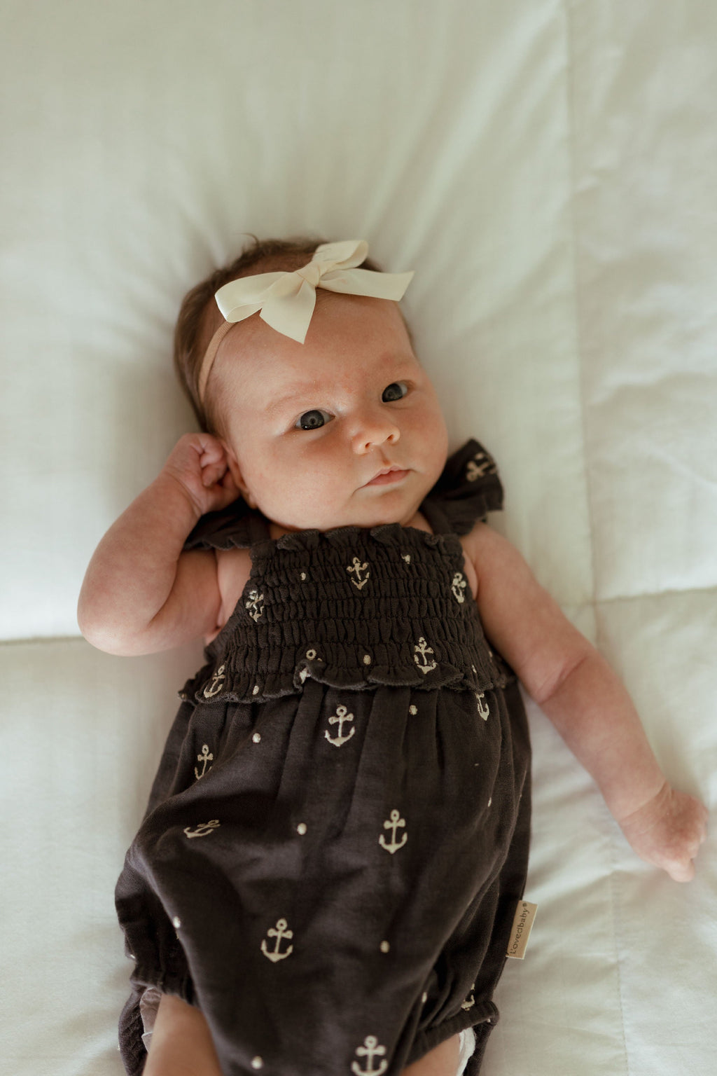 Chia Anchor | Organic Muslin Sleeveless Bodysuit