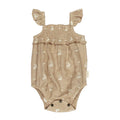 Oatmeal Sailboat | Organic Muslin Sleeveless Bodysuit