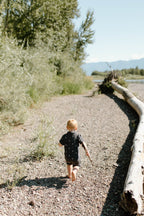 Chia Anchor | Organic Muslin S/Sleeve Coverall