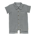 Moonstone | Organic Muslin S/Sleeve Coverall