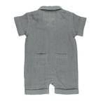Moonstone | Organic Muslin S/Sleeve Coverall