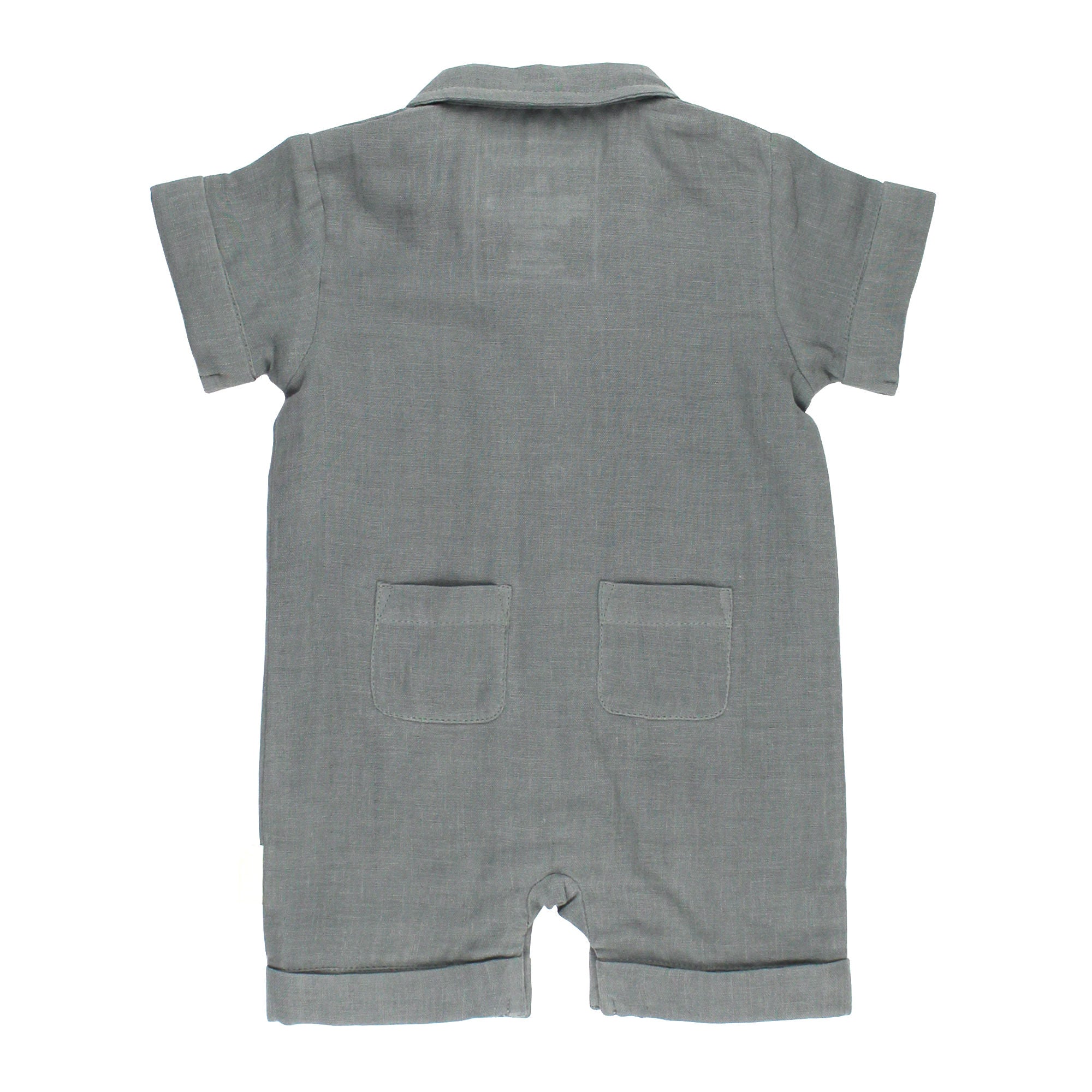 Moonstone | Organic Muslin S/Sleeve Coverall