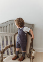 Chia Seed | Organic Cuffed Muslin Overall