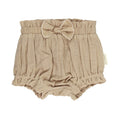 Oatmeal | Organic Muslin Ruffle Bloomer