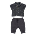 Chia Anchor | Organic Muslin Tee & Harem Pant Set
