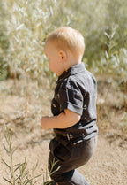 Chia Anchor | Organic Muslin Tee & Harem Pant Set