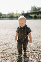 Chia Anchor | Organic Muslin Tee & Harem Pant Set