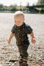 Chia Anchor | Organic Muslin Tee & Harem Pant Set