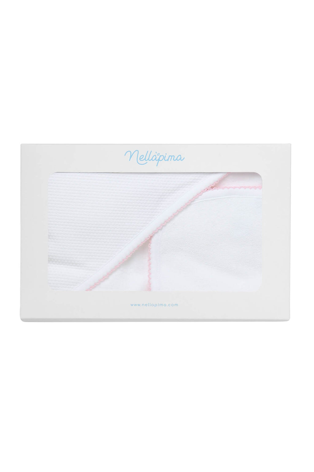 White Bubble Hooded Baby Towel