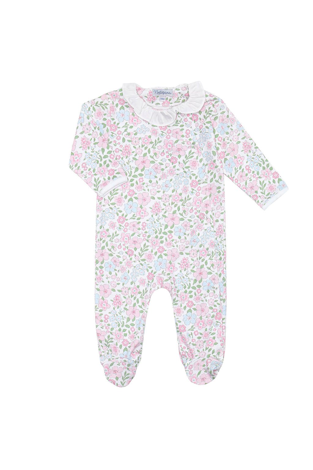 Pijama cruzado para bebé English Garden